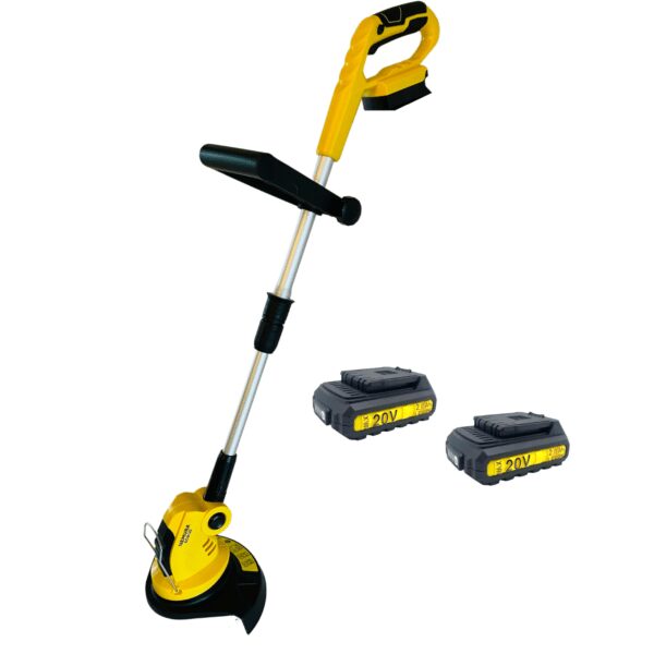 Coupe-Bordure à batterie NEMURA 20V + 2 Batteries 2Ah + Chargeur rapide