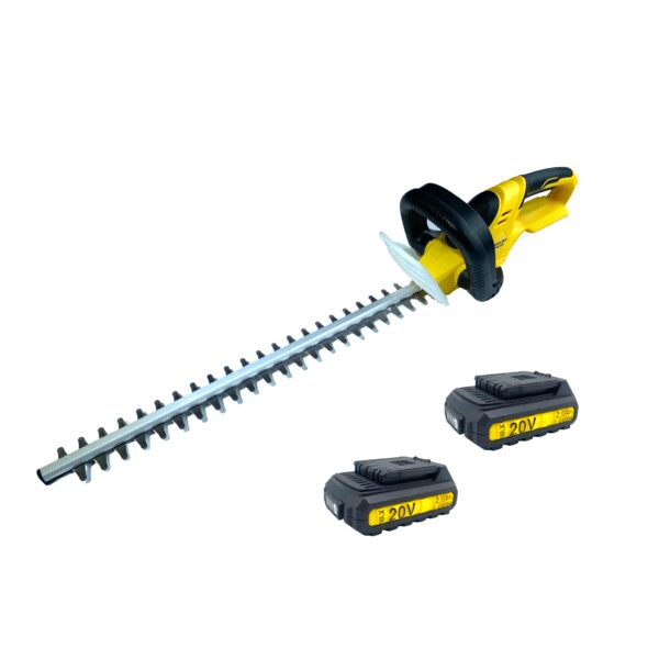 Taille-haies à batterie NEMURA 20V - Coupe 51cm + 2 Batteries 2Ah + Chargeur rapide
