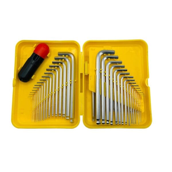 Coffret de 46 Clés Allen et Torx en Chrome Vanadium Qualité Professionnelle + Rallonge Universelle