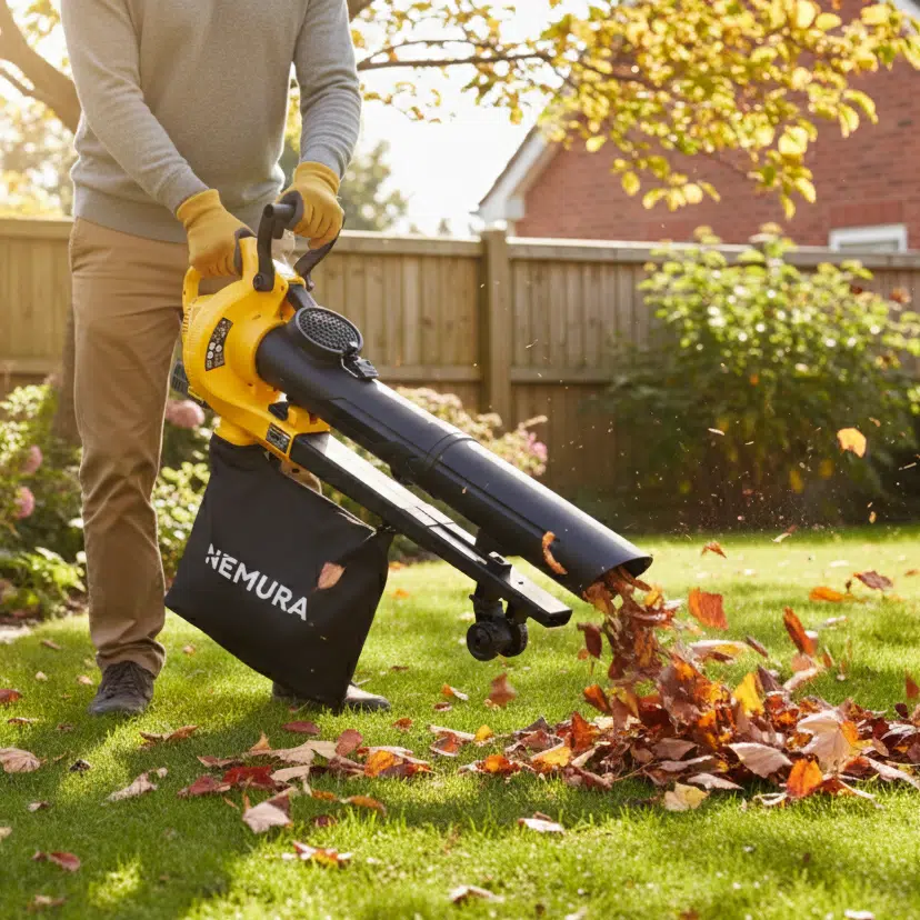 Souffleur / Aspirateur Broyeur De Feuilles 40V Nemura + 2 Batteries 2Ah + Chargeur Rapide – Image 5