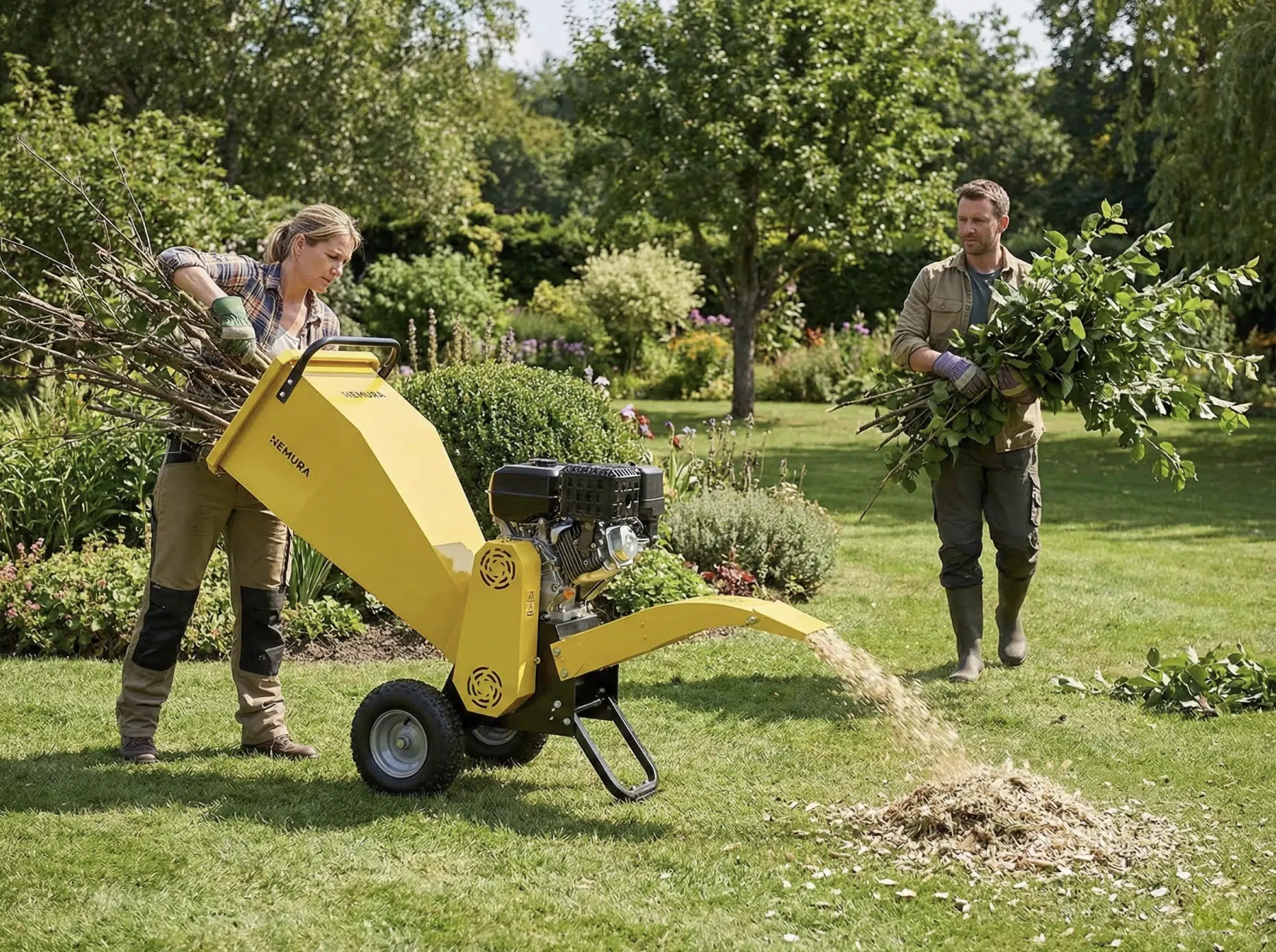 Broyeur de Végétaux et de Branches thermique 420cc (12CV) - Diamètre max 100mm - Série Lourde – Image 7