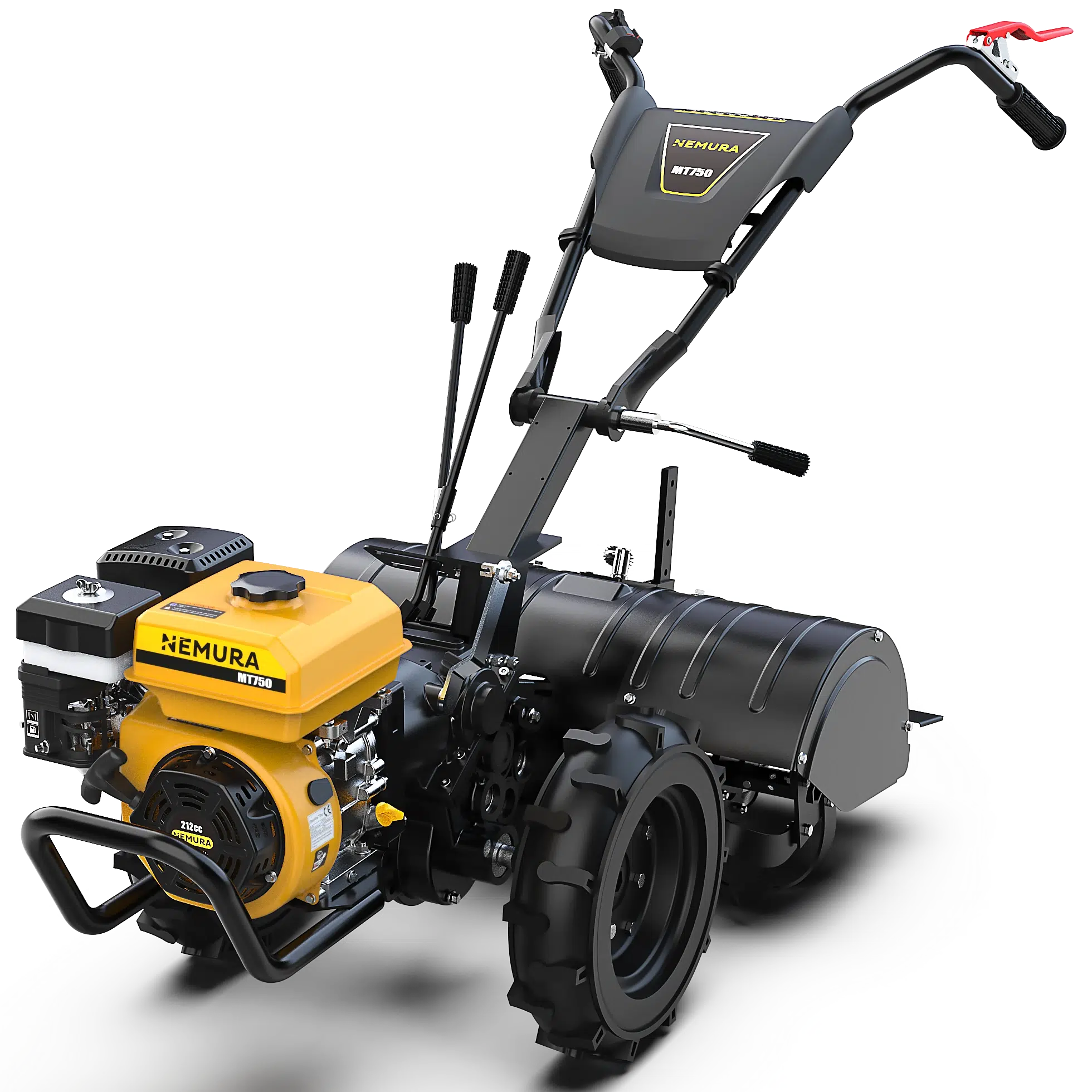 Motoculteur Fraise Arrière 4T - 212cm3 - Largeur de travail 750mm - Double Marche Avant et Marche Arrière – Image 2