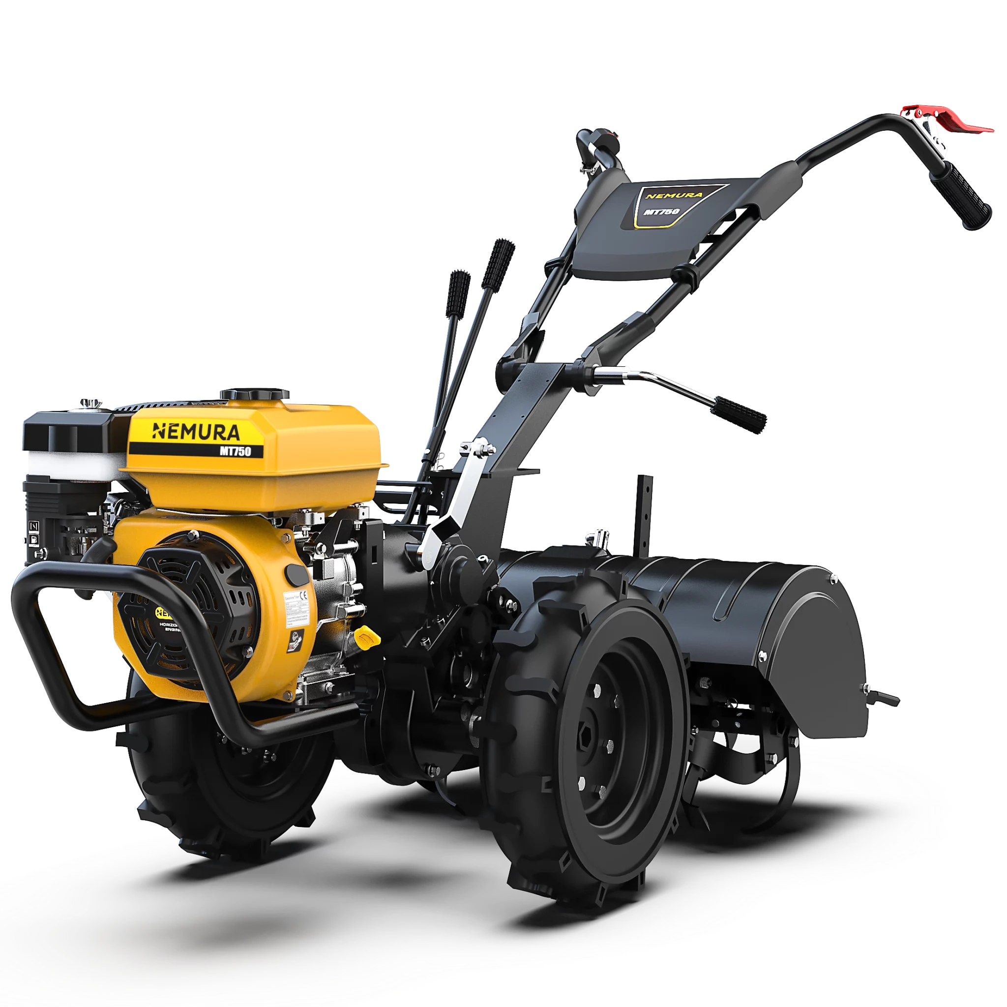 Motoculteur Fraise Arrière 4T - 212cm3 - Largeur de travail 750mm - Double Marche Avant et Marche Arrière – Image 4