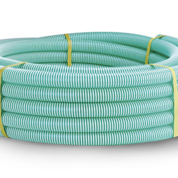 Tuyau d'aspiration 50mm (2") - Longueur 10m - Tube souple sans pression en PVC - Arrosage, irrigation pompe à eau